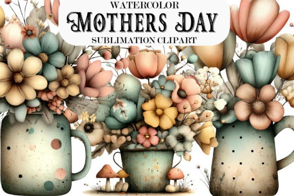 Download Whimsical Mothers Day Clipart - Mothers day clipart Collection
