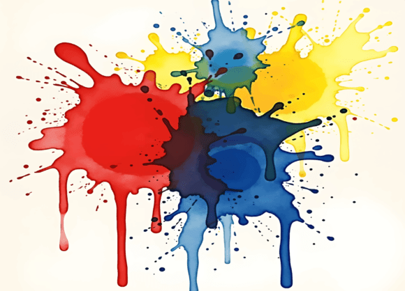 Download Expressive Primary Color Watercolor - Expressive Collection