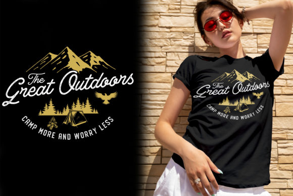 Download Outdoors Camping T-shirt Design - Outdoors Collection